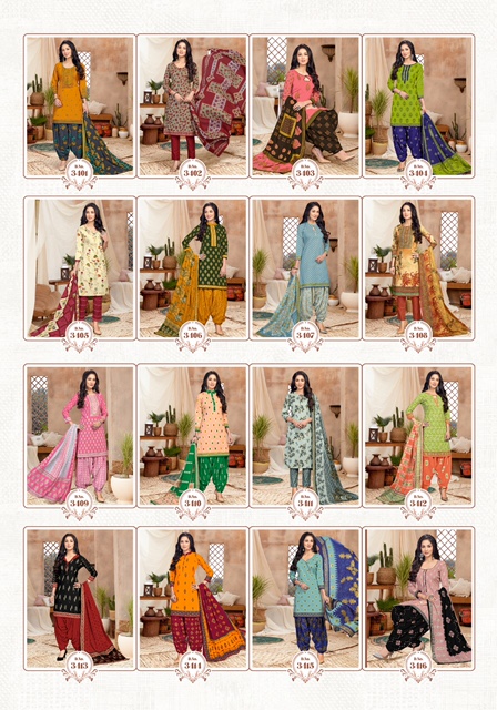 Patidar season's Special 34 Casual Wear Printed Cotton Collection
